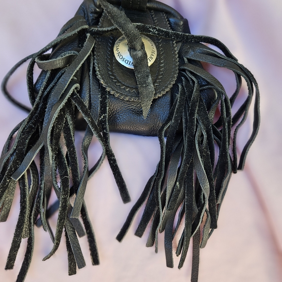 Harley-Davidson Handbags - Harley-Davidson Black Fringe Mini Bag